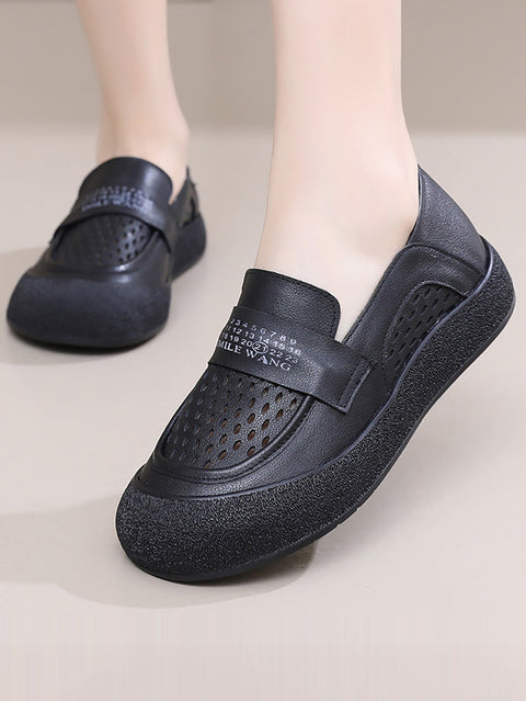 Women Summer Casual Hollow Out Flat Shoes