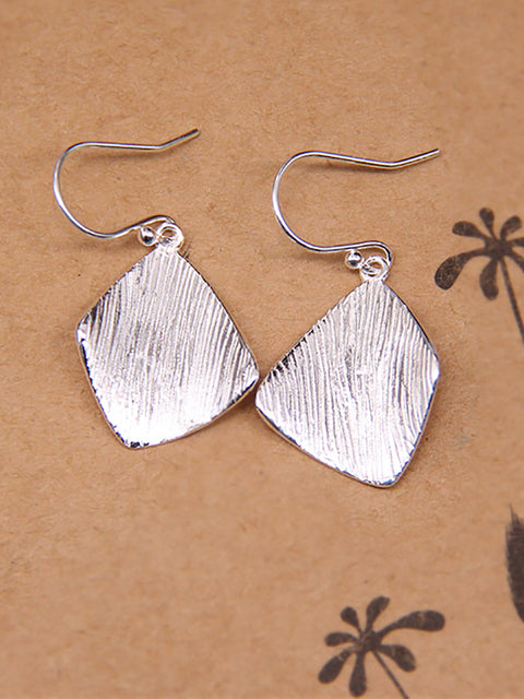 Women Casual Stripe S925Sliver Earrings