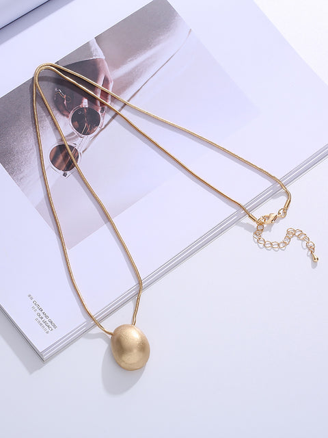 Women Casual Alloy Pandent Necklace