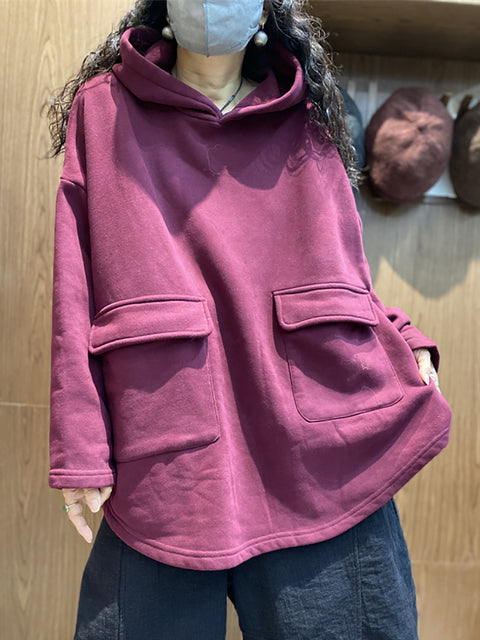 Sudadera informal de algodón con cuello redondo y rayas en bloques de colores para mujer, otoño