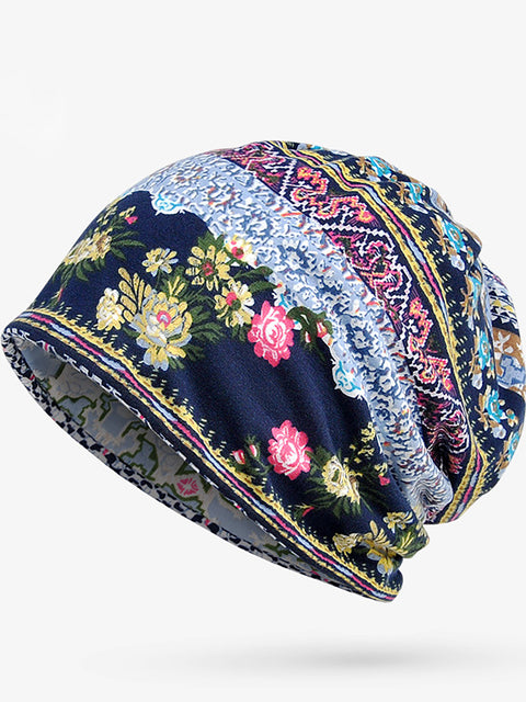 Sombrero con estampado floral para adultos para mujer fina de primavera